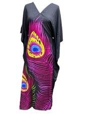 50 inches Kaftan Tunic Holiday Top Beach cover up  Free Size 14,16,18,20,24,26
