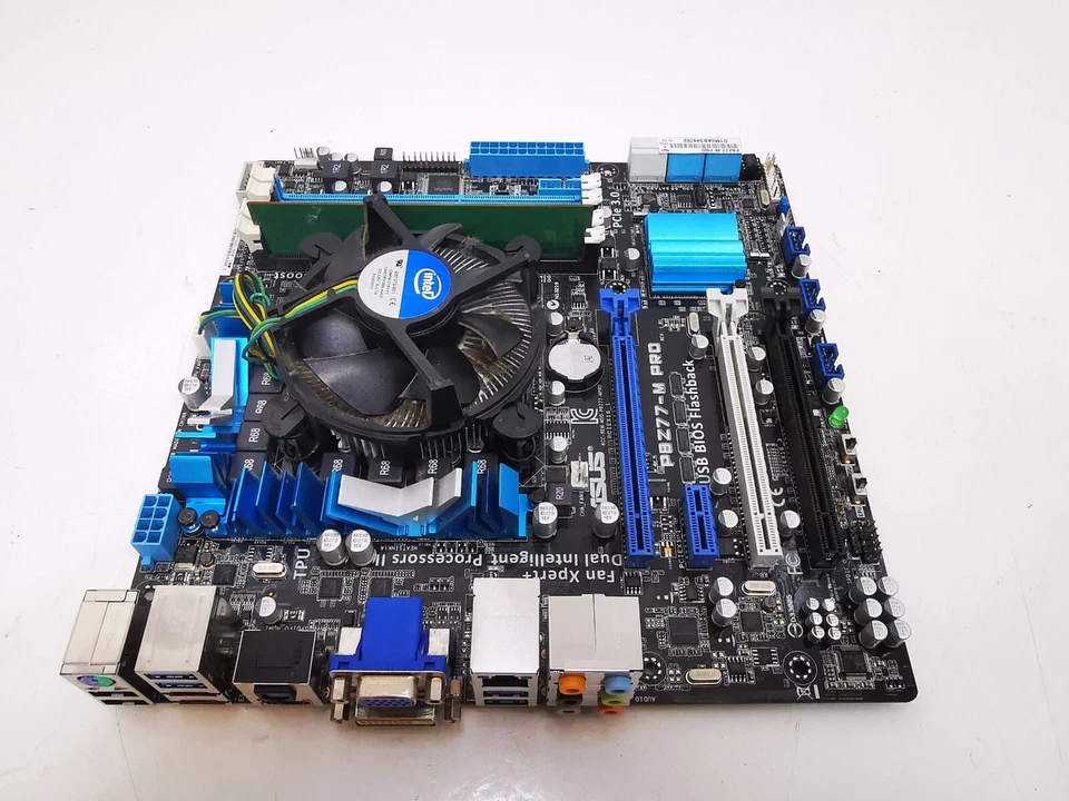 Asus P8Z77-M Pro mATX Motherboard + Intel Core i5-3570 3.4GHz + 4GB RAM Bundle - Image 2 of 4