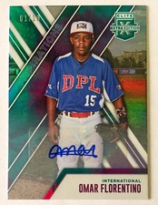 2017 Elite Extra Edition Omar Florentino AUTO RC #'d 01/10 Tie Dye SSP