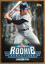 2015 Topps Update Rookie Sensations Carlton Fisk Boston Red Sox #RS-5