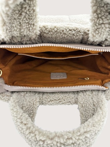 OOG Teddyfell Plüsch Shopper Tasche Wolle Schulter Henkeltasche Tote Bag Fluffy - Picture 34 of 40
