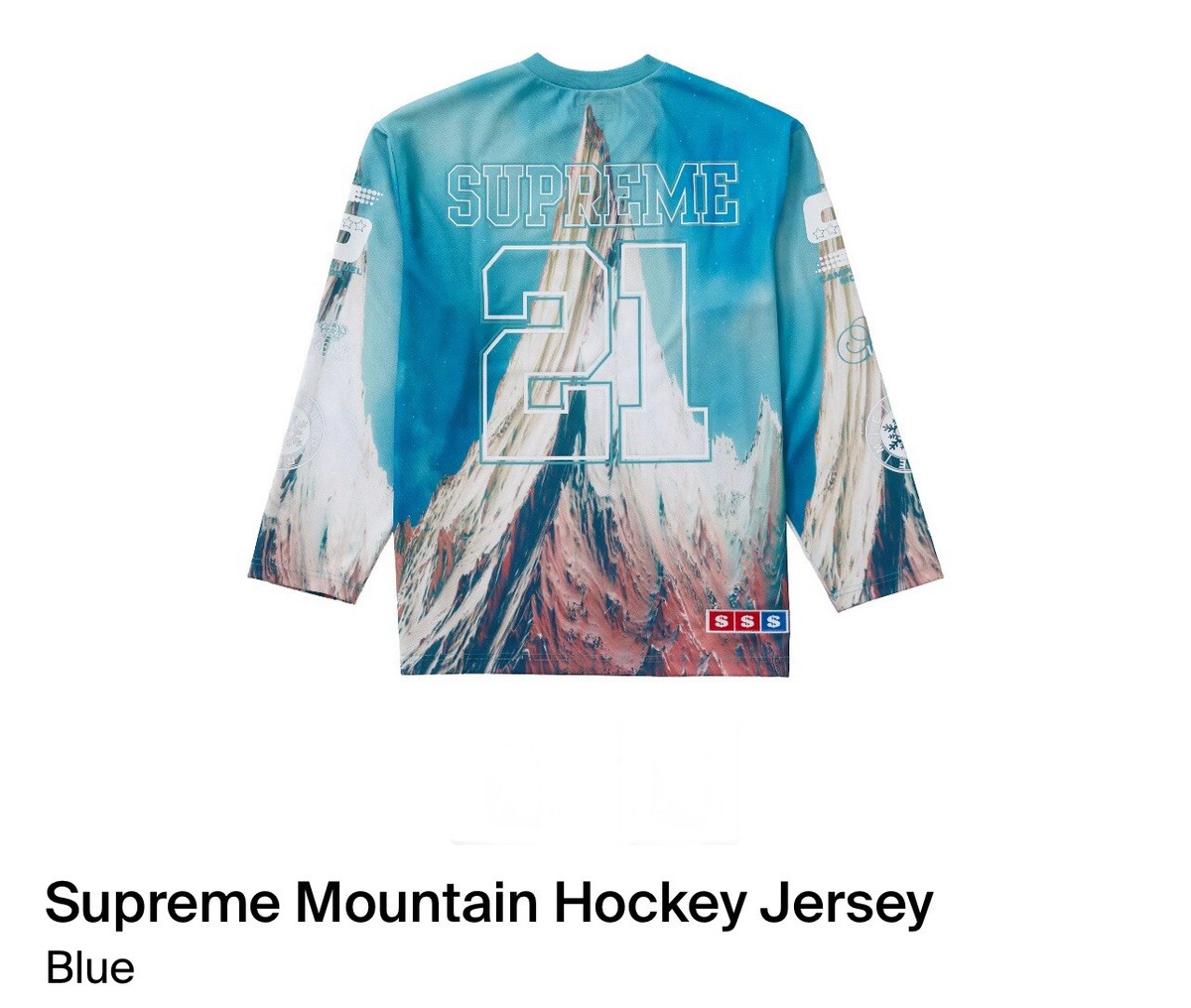 SUPREME MOUNTAIN HOCKEY JERSEY FW21 MEN SIZE MEDIU | eBay SUPREME MOUNTAIN HOCKEY JERSEY FW21 MEN SIZE MEDIU | eBay
