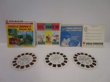 GAF View-Master COMPLETE 3 Reel Set Charlie Brown's Summer Fun B548 - 115