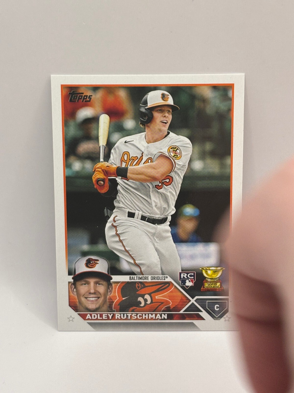 2023 Topps Series 1 Adley Rutschman RC Rookie Base #250 Baltimore Orioles