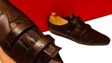 $849.00 !! PRADA LUXURY MEN RARE BROWN  LOAFERS SHOES MARK EURO 38 U.S 7-7.5 D