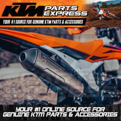ktm exc250 te250 アクラポビッチ スリップオン 美品 KTM Akrapovic Slip-On Silencer MX/Enduro 2005-2016 - KTM Twins