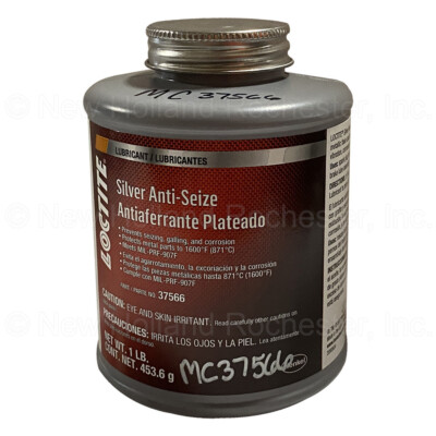 LOCTITE Silver Anti-Seize Lubricant 1lb Brushtop Can Part # MC37566
