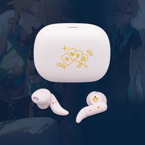 Honkai: Star Rail Aventurine Bluetooth Headphone L-Shape Plug Wireless Earphones - Picture 3 of 11
