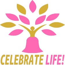 30 Custom Pink Celebrate Life Art Personalized Address Labels