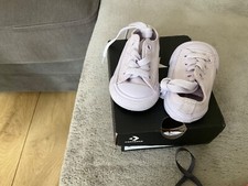 Converse baby shoes canvas barely grape  761320C uk 2 BNIB