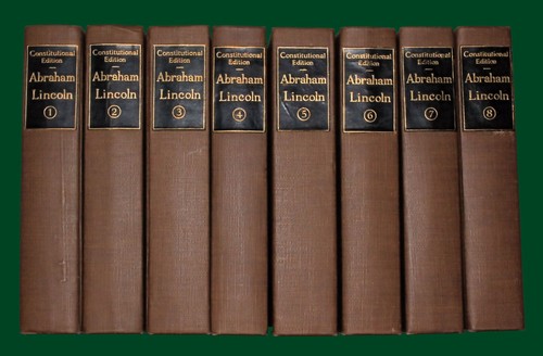 1923 8 Volume Book Set The Writings of Abraham Lincoln Constitutional Edition EX