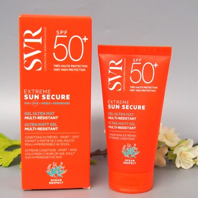 SVR Sun Secure Extreme Multi-Resistant Ultra-Matt Gel SPF50+ 50ml  Exp 10/2028