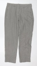 Marks and Spencer Damen Beige Polyester Hose Gr&ouml;&szlig;e 10 L27 Normaler Rei&szlig;verschluss