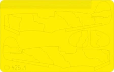 Eduard Mask 1/72 Spitfire Camo Scheme B Mask   CX 425