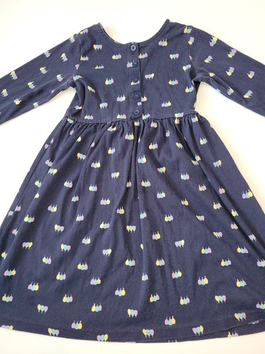 Hanna Andersson Long Sleeve Play Dress size 150 12 blue - Picture 2 of 3