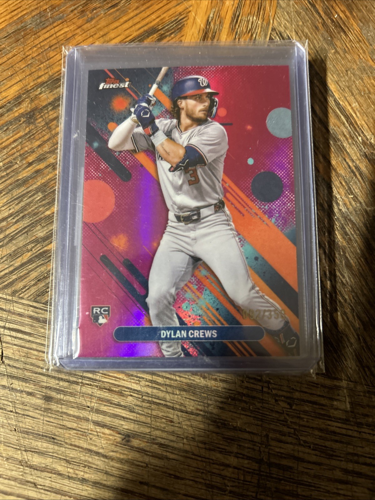 Dylan Crews2025 Topps Finest Rookie Numbered 92/350 and More! 6 Cards Total