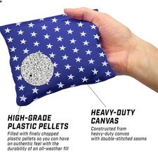 Official Regulation Cornhole Bean Bags Set of 8   for Competitive Cornhole Ga...