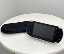 Sony PSP-1003 Sony PSP PAL Black Handheld System UMD Compatible w Case