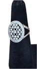 Ring VTG 925 Sterling Silver Size 5.75 ART DECO Resembles BELLA SWAN ENGAGEMENT