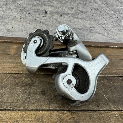 Vintage Shimano Deore XT RD-M735 Rear Derailleur Short Cage Silver