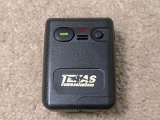 Vintage Motorola Pager Basic Bravo Black Case Texas Communications FREE RETURNS