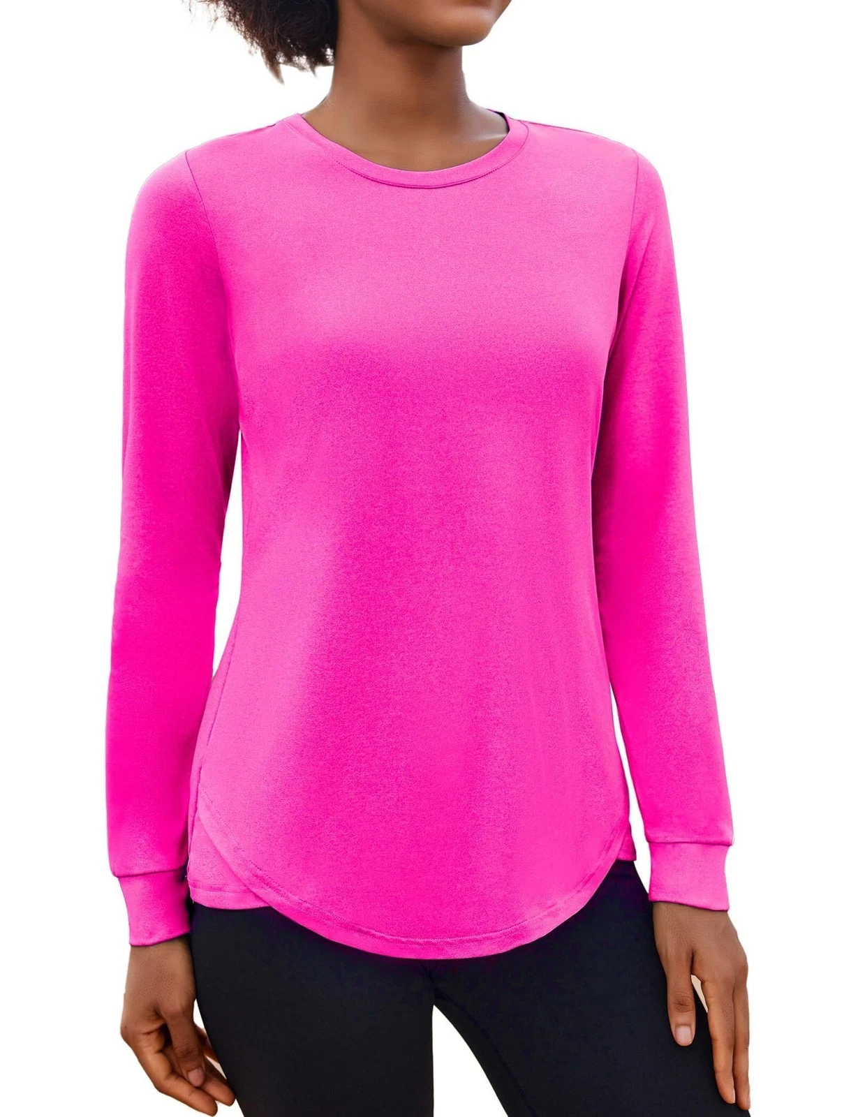 Sports Shirt Women UV Shirt Long Sleeve Sports TShirt Fitness UPF 50+ Sun Protection F...