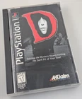 Sony Playstation PS1 - D - Complete CIB horror warp acclaim