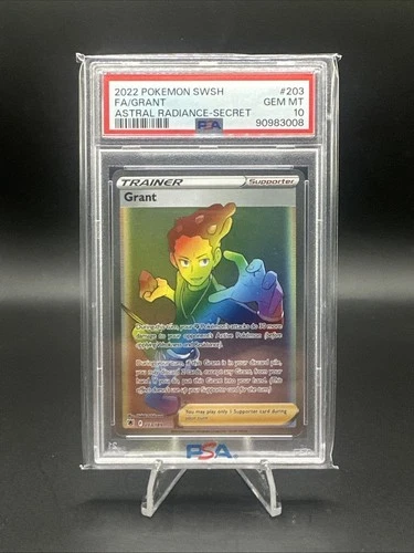 PSA 10 Gem Mint 2022 Pokemon SWSH FA/Grant #203 Astral Radiance-Secret