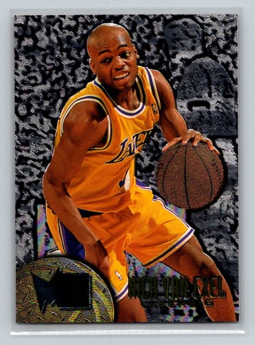 1995-96 Metal Silver Spotlight #55 Nick Van Exel Los Angeles Lakers