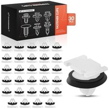 9mm Nylon Body Side Exterior Trim Moulding Clips w/Sealer Retainer Push 30