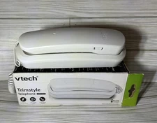 VTech CD1103 Trimstyle Corded Phone White Landline