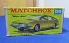 VINTAGE 1970s MATCHBOX No. 56 BMC 1800 PININFARINA MINT IN ORIGINAL BOX