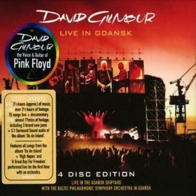 David Gilmour Live in Gdansk 2cd 2 CD 4 discs (2008) Quality g DVD Region 2
