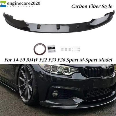 NEW Front Splitter Lip Carbon Fiber For BMW 4 Series M Sport F32 F33 F36 2014-20