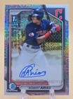 ROBERT ARIAS 2024 BOWMAN CHROME HTA CHOICE 1ST ROOKIE AUTO /150 #CPA-RA