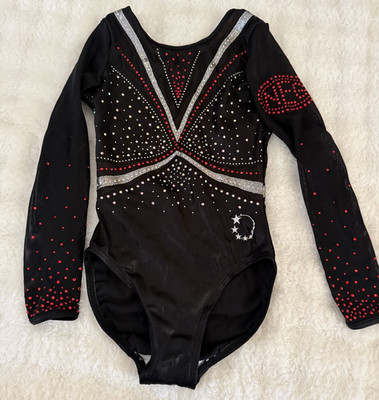 Little Stars Leotards Black Jewel Competition NEG National Elite Gymnastics CL