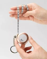 1~10Pcs-Retractable Ruler Tape Measure Mini Portable Pull Ruler Keychain 2m/6ft