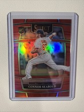 2022 Panini Select - Concourse Connor Seabold No.5 (RC) Red /199