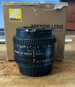 Nikon Nikkor 50mm f/1.8D AF Lens