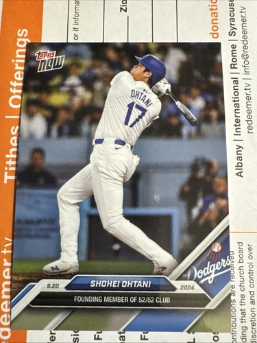 2024 Topps Now #731 Shohei Ohtani Dodgers