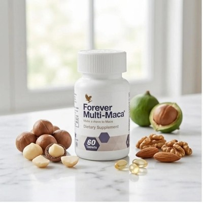 Forever Multi-Maca 60 Tablets Maca Root Stamina Vitality Libido Support For Men