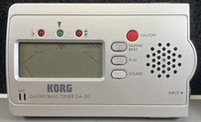KORG GA-30 Ultra Compact Electronic Guitar Bass Tuner - Works Great SEIKO