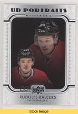2019-20 Upper Deck UD Portraits Rookies Rudolfs Balcers #P-58 READ kr0