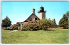 U.S. Lighthouse Peninsula State Park Door County Wisconsin Vintage Postcard A582