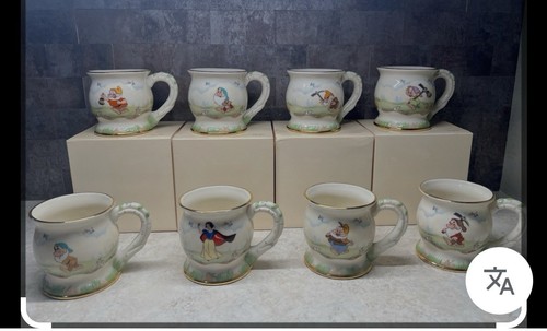 Lenox Snow White and the Seven Dwarfs Mug Collection Set of 8 (RESD DSEC) - Picture 2 of 2