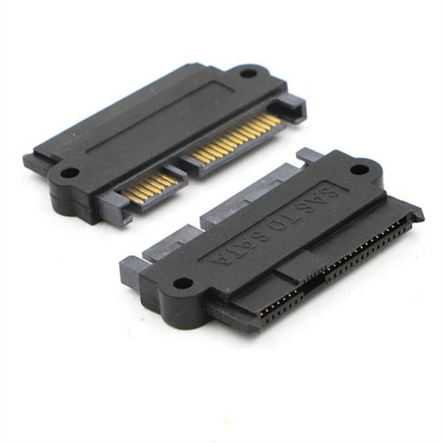 For SAS 29 pin Female To SATA22pin Male Adapter Converter Connector For P&ME JW