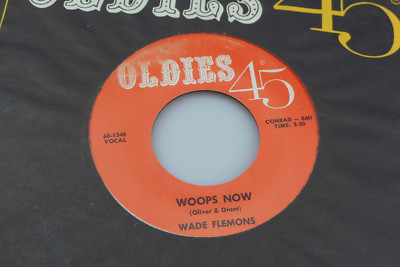 Velvets - Wade Flemons: I / Woops Now  [VG++ Copy]