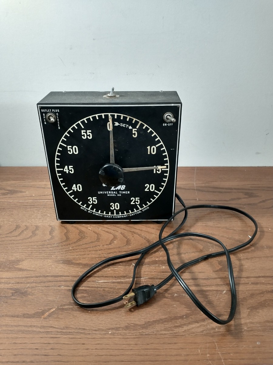 Minuterie De Chambre Noire GraLab Model 168 – Analogique – Fabriqué USA – Testé Fonctionne
