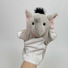 Melissa  Doug Elephant 9 1/2  Hand Puppet Stuffed Animal Toy