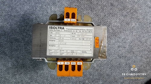 ISOLTRA EI 120/53 Transformador 320VA Entrada 380V 1.02-0-92A Salida 24V 13.33A - Imagen 2 de 8